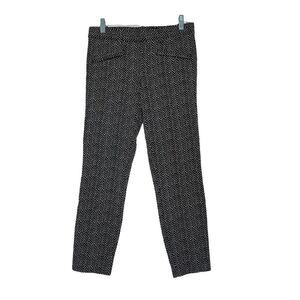 Gap Black & White Ankle Stretch Pants - 4R